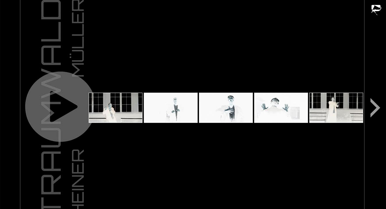 Syntax in Space - Fragmente aus Traumwald von Heiner Müller mit Lutz Förster