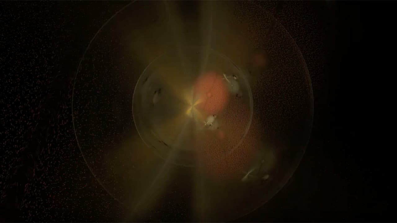 Syntax in Space - Musik von Nico van Wersch visualisiert von Arno Waschk