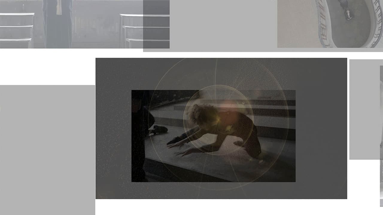 Syntax in Space - Fragment Pierre Geagea in Nachts von Franz Kafka mit visualisierter Musik