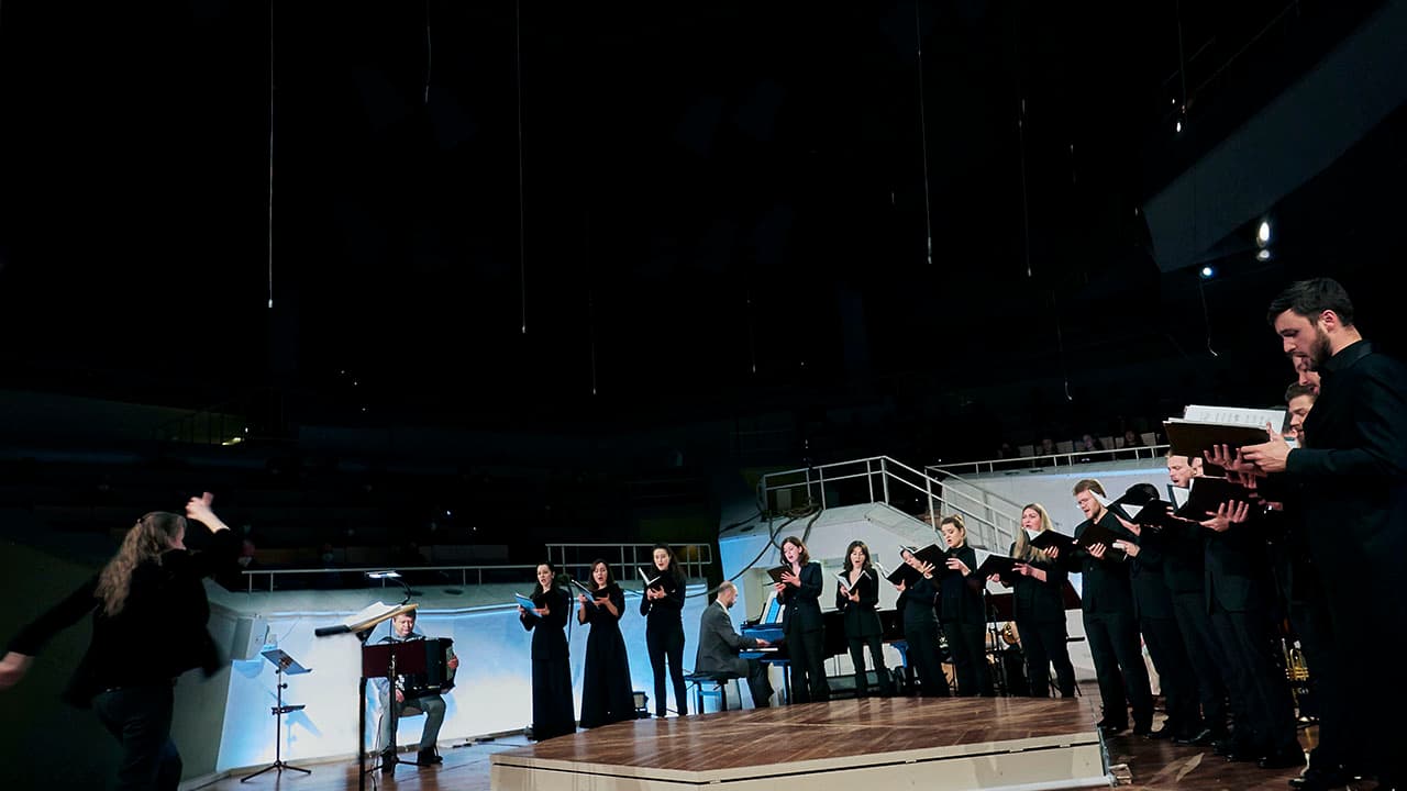 EISLER / PROKOLL - Ekaterina Antonenko, Vokalensemble Intrada, Peter Aidu Klavier