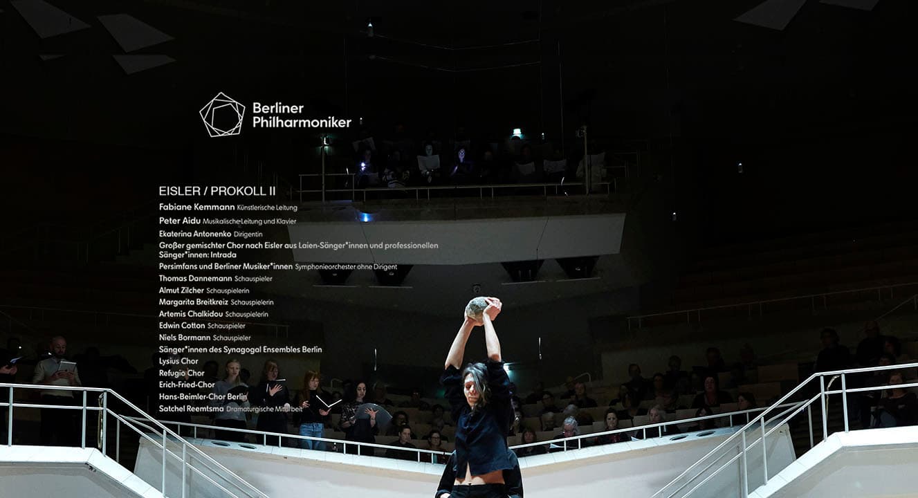 EISLER / PROKOLL - Artemis Chalkidou, Vokalensemble Intrada